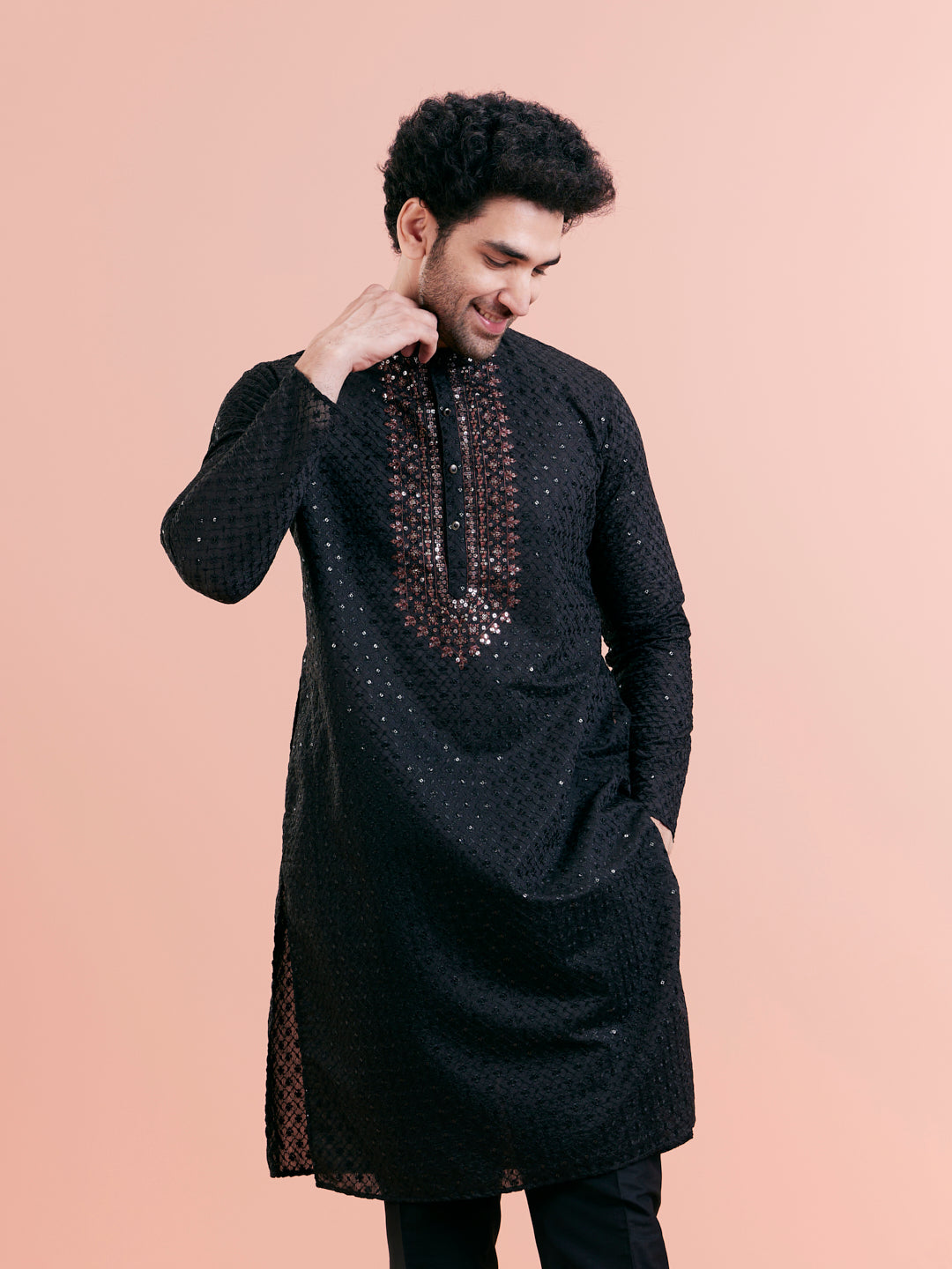 Black Mirror Work Kurta