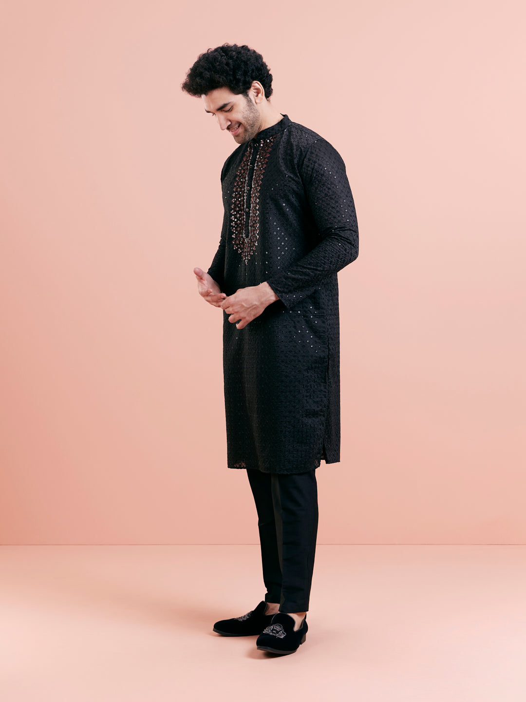 Black Mirror Work Kurta