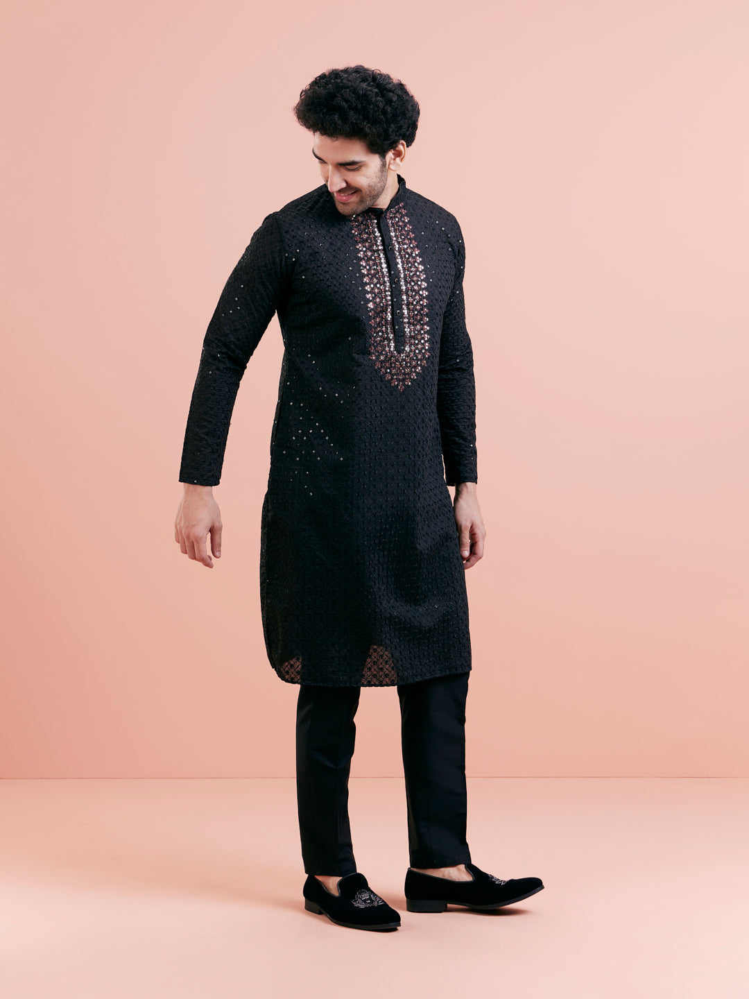 Black Mirror Work Kurta