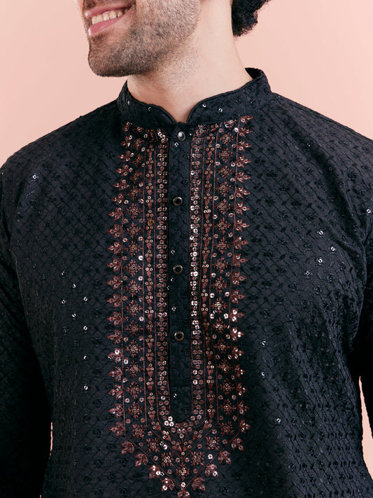 Black Mirror Work Kurta