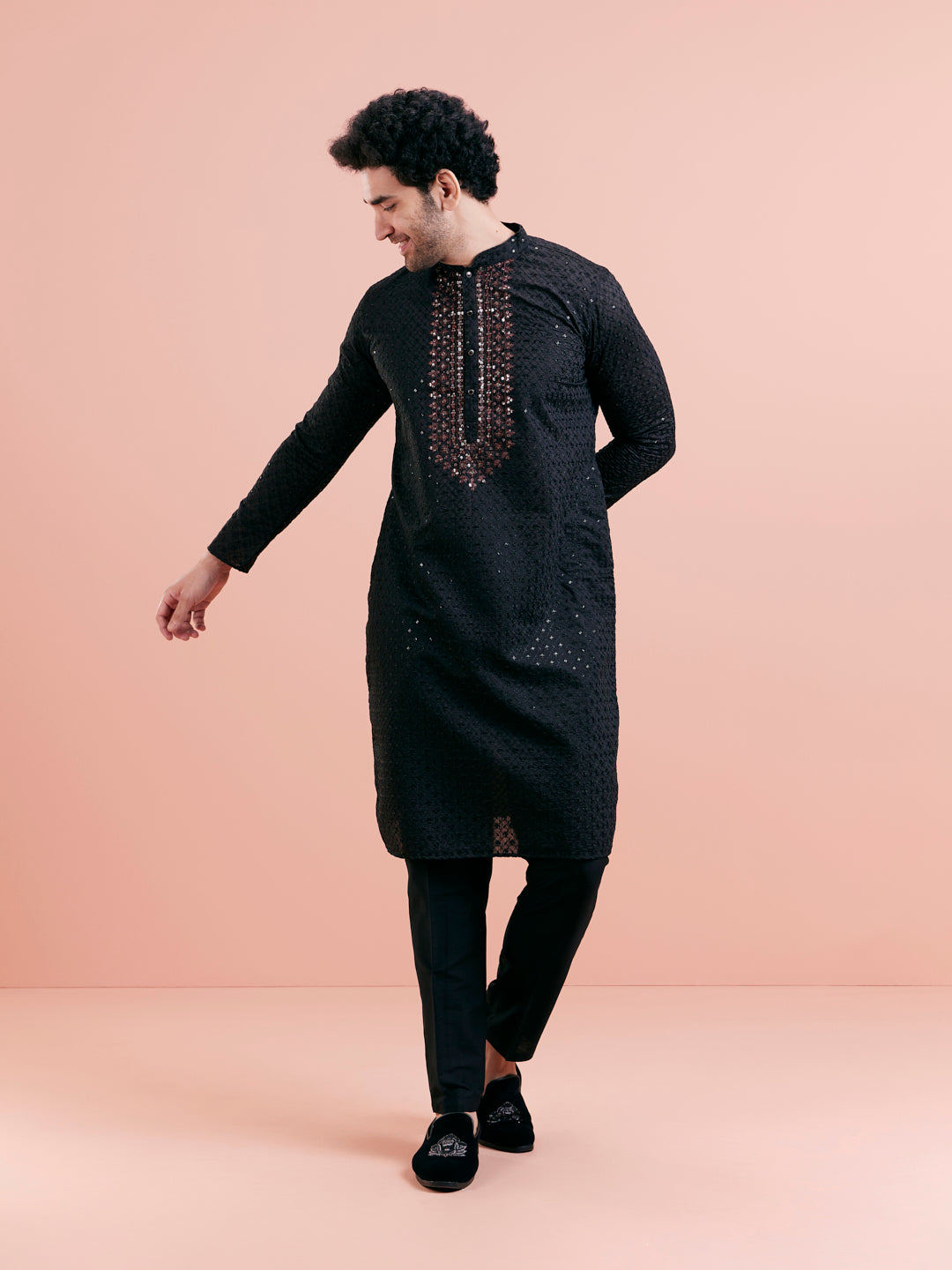Black Mirror Work Kurta