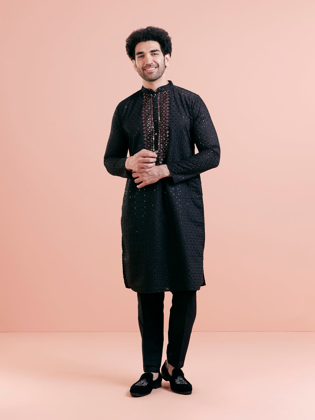 Black Mirror Work Kurta