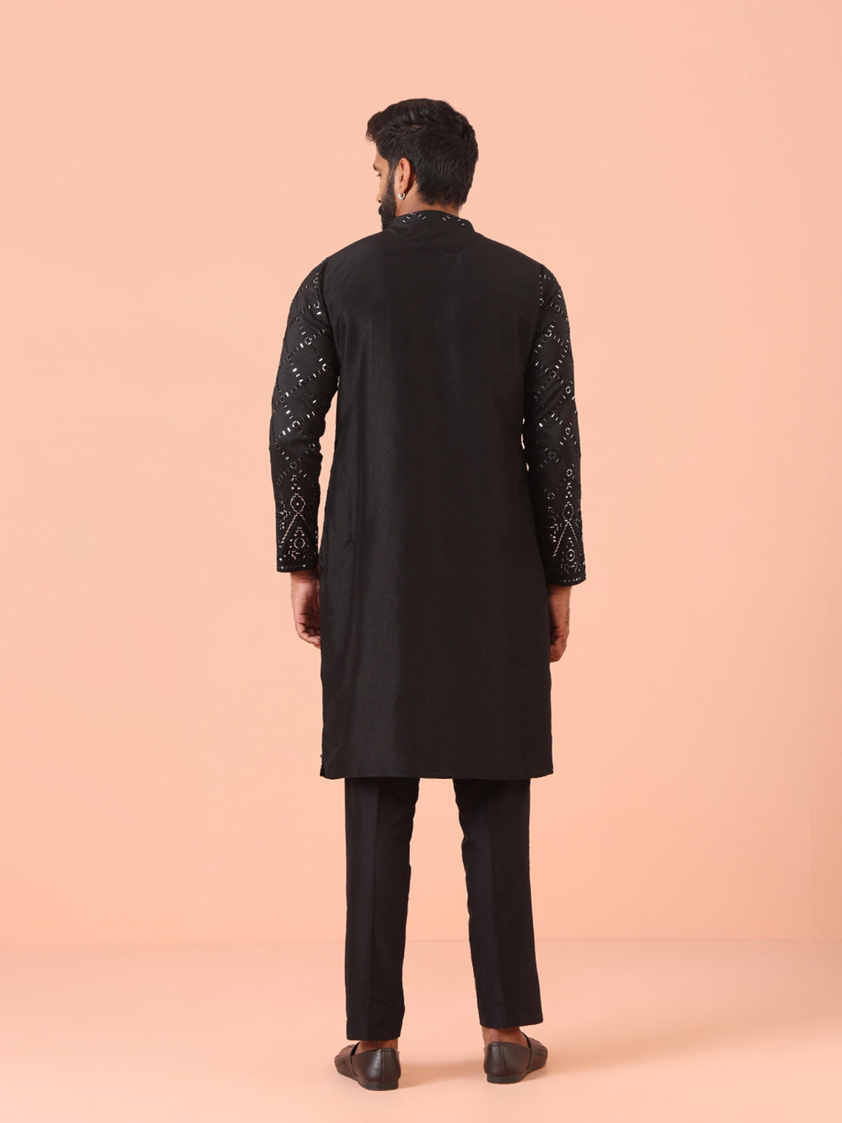 Black Mirror Work Kurta â€“ Festive & Wedding Wear