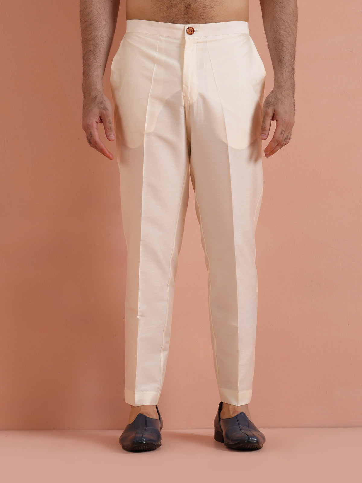Ivory Kurta with Subtle Embroidery